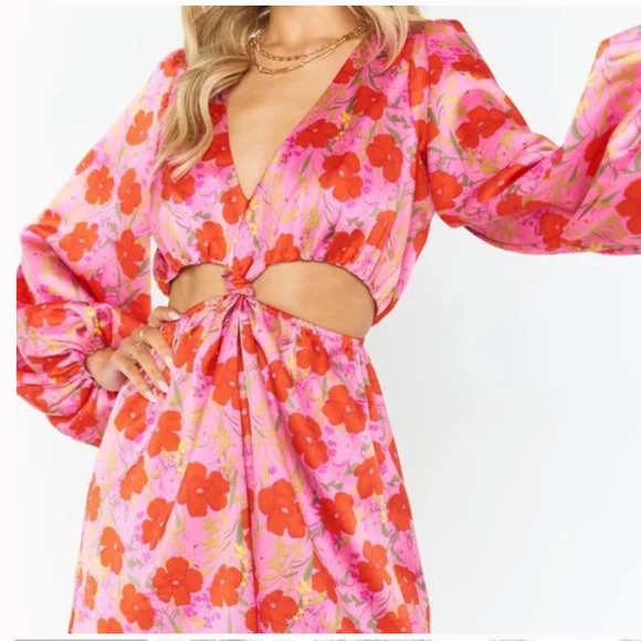 Show Me Your MuMu Dresses & Skirts - Show Me Your Mumu Pink floral dress